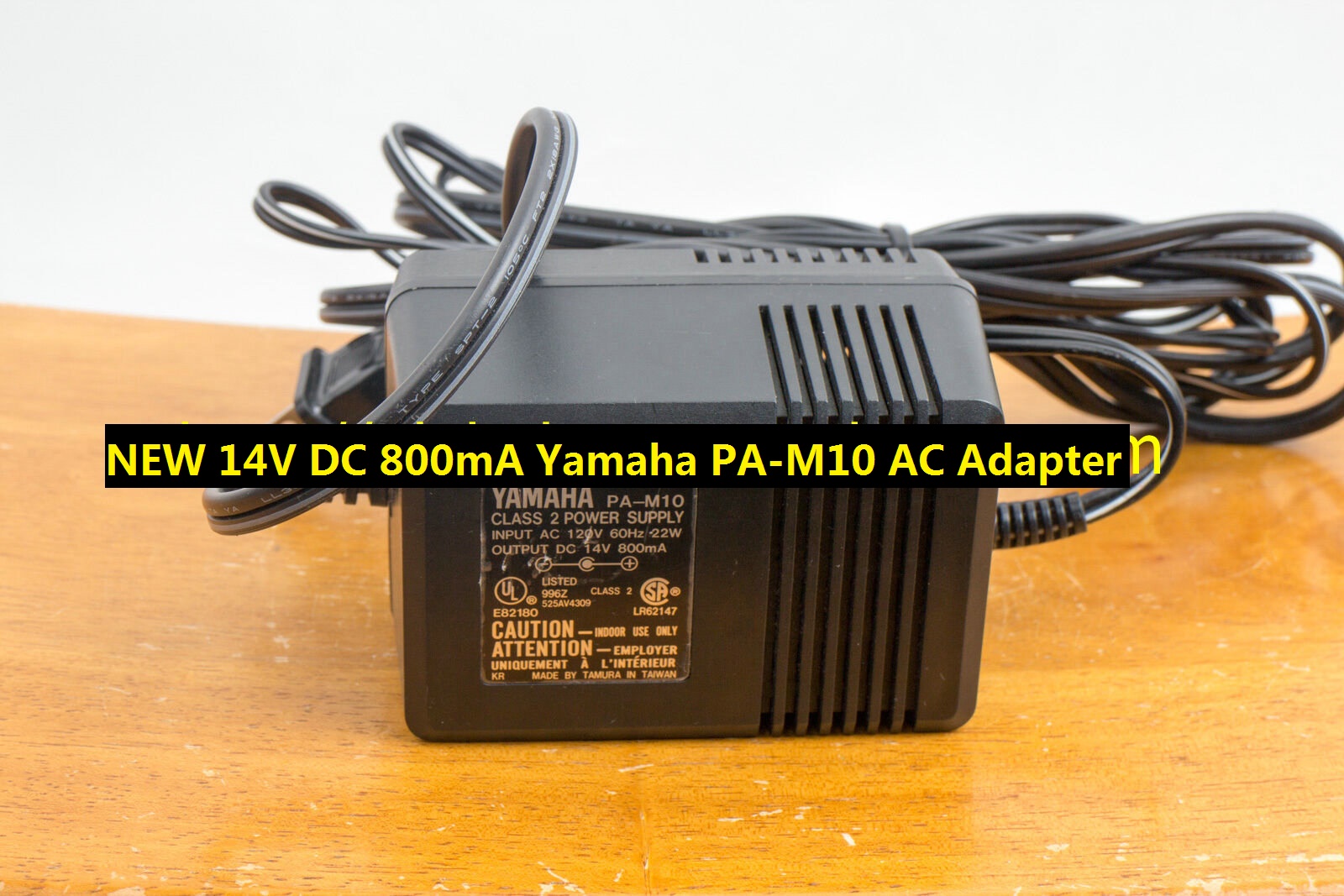 *100% Brand NEW* 14V DC 800mA AC Adapter Yamaha PA-M10 Power Supply - Click Image to Close